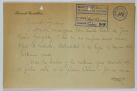 [Carta de Leonardo Castellani a Ignacio Pirovano. 1953]