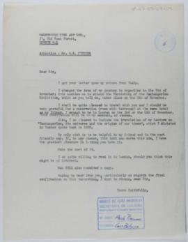 [Carta de Ignacio Pirovano a H.R. Fischer. Octubre de 1962]