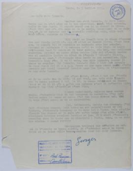 [Carta de Georges Vantongerloo a Ignacio Pirovano. París, 3 de julio de 1953]