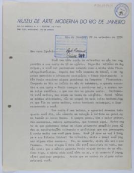 [Carta de Niomar Moniz Sodré a Ignacio Pirovano. Río de Janeiro, 28 de septiembre de 1956]