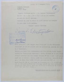 [Recibo emitido por Georges Vantongerloo por la venta de 5 obras a Ignacio Pirovano. París, 1 de noviembre de 1962]