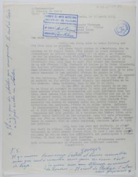 [Carta de Georges Vantongerloo a Ignacio Pirovano. París, 25 de abril de 1963]