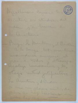 [Apollinaire separa los escritores...]