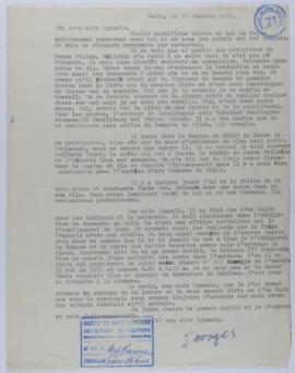 [Carta de Georges Vantongerloo a Ignacio Pirovano. París, 19 de enero de 1958]
