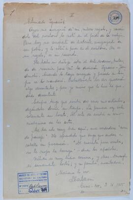 [Carta de Leonardo Castellani a Ignacio Pirovano. Cume-Có, 3 de septiembre de 1955]