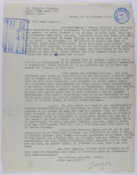 [Carta de Georges Vantongerloo a Ignacio Pirovano. París, 21 de diciembre de 1957]