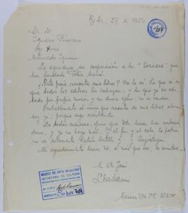 [Carta de Leonardo Castellani a Ignacio Pirovano. Buenos Aires, 27 de octubre de 1954]