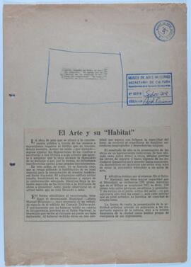 El arte y su "hábitat"